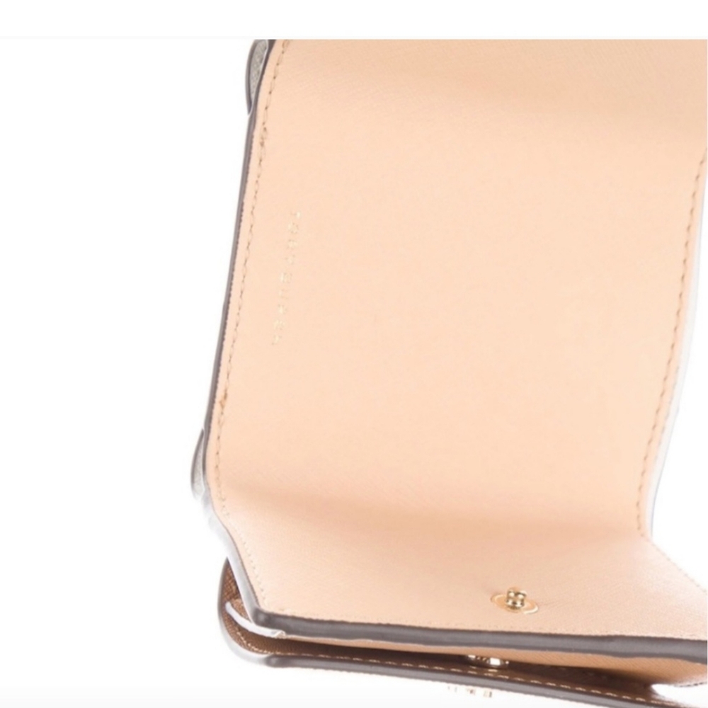 NEW! TORY BURCH Color Block Compact Wallet - Picture 3 of 4